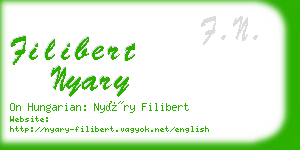 filibert nyary business card